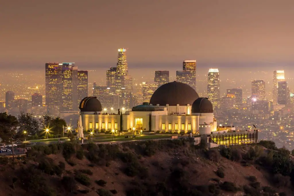 The Griffith Observatory and Los Angeles City Skyline - 2 Days in Los Angeles
