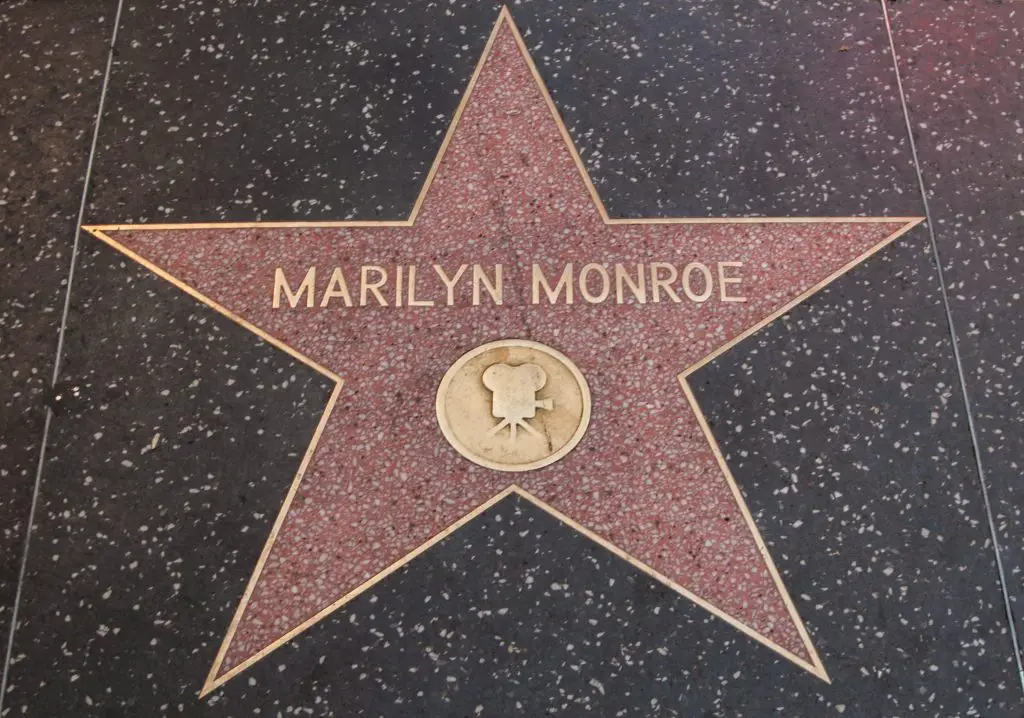 Marilyn Monroe Hollywood Walk of Fame Star - 2 Days in Los Angeles