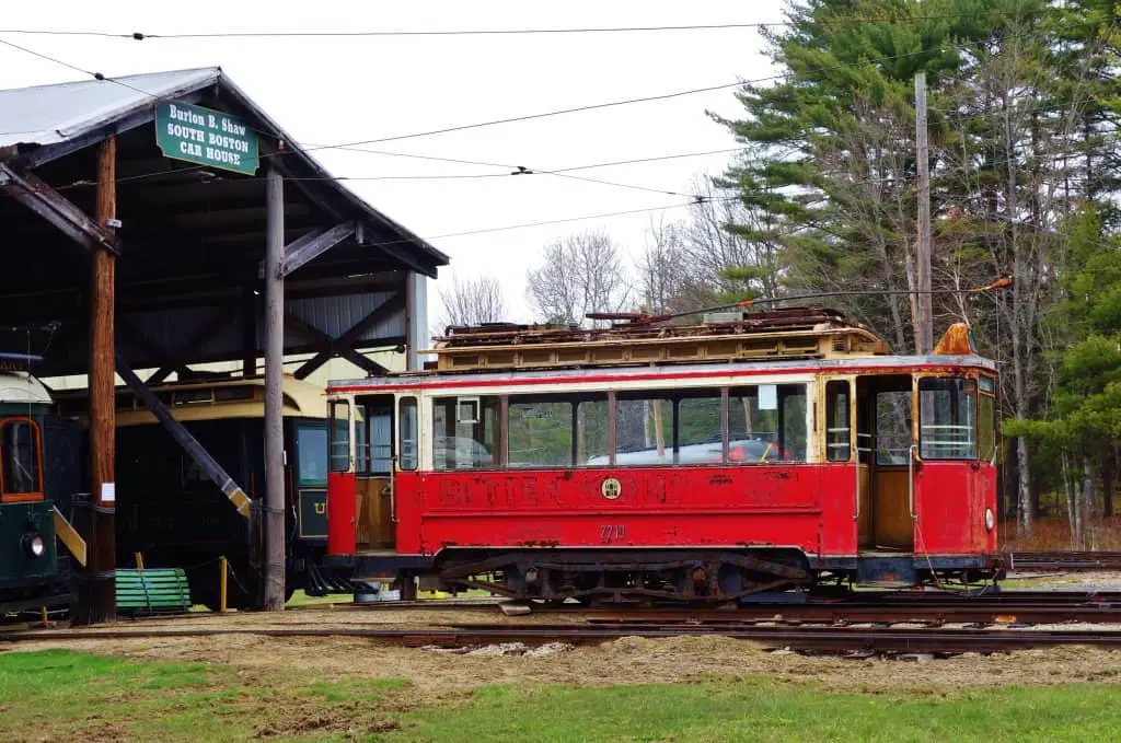 The Seashore Trolley Museum in Kennebunkport, Maine