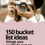 150 Bucket Ideas 1
