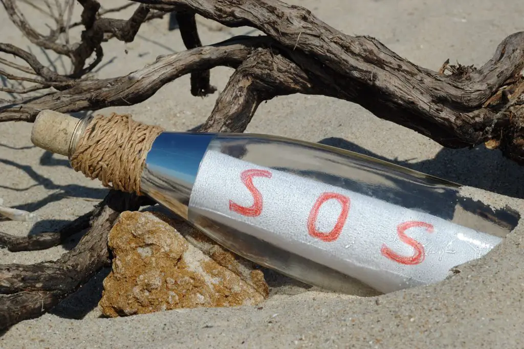 SOS Message in a Bottle - Bucket List Ideas