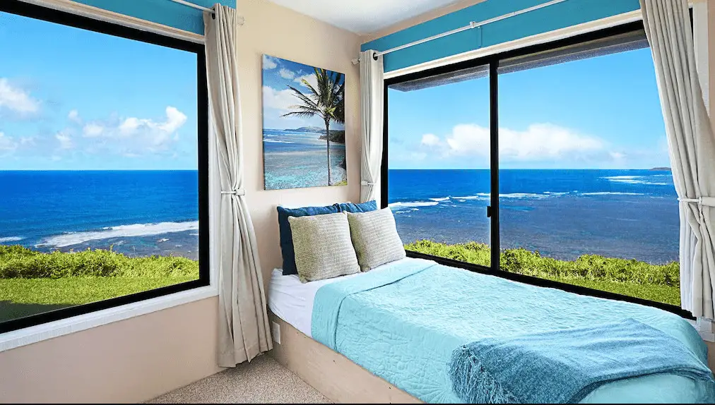  View-from-Sealodge-Oceanfront-Condos-in-Princeville - One Week in Kauai