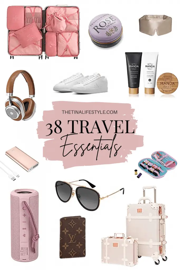 Travel Essentials List: 44 Essentials for Travel - The Tina Lifestyle