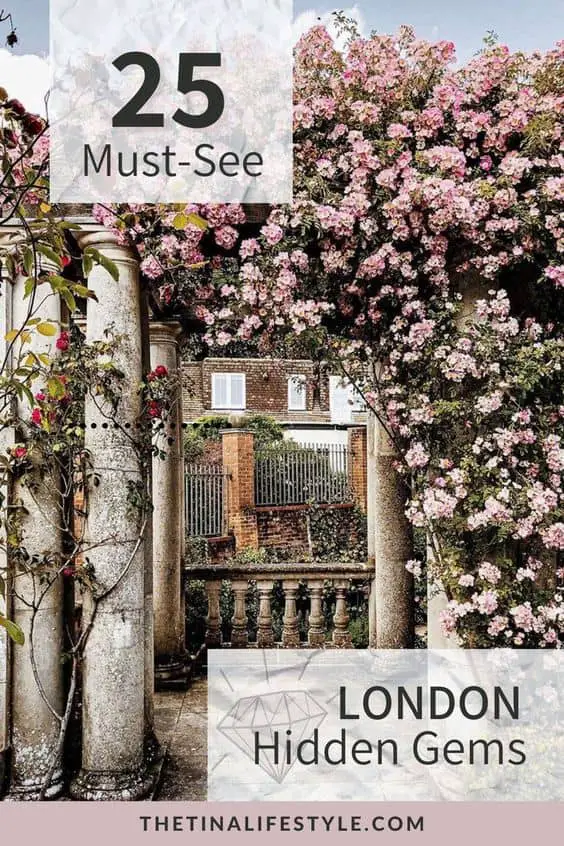 If you are planning a vacation to London, make sure to add these 25 hidden London gems on your itinerary. london hidden gems | hidden gems of london | london secret places | london hidden gems secret places | london secret places bucket lists | london secret places things to do | secret places in london | hidden gems in london | best hidden gems in london | hidden london secret places | hidden gems near london | secret places to visit in london | must do things in london
